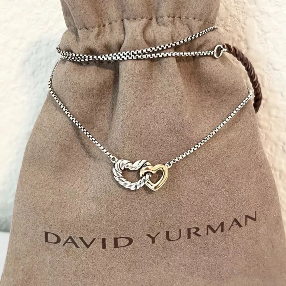 David Yurman Interlocking Heart Necklace!